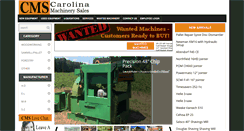 Desktop Screenshot of carolinamachinerysales.com